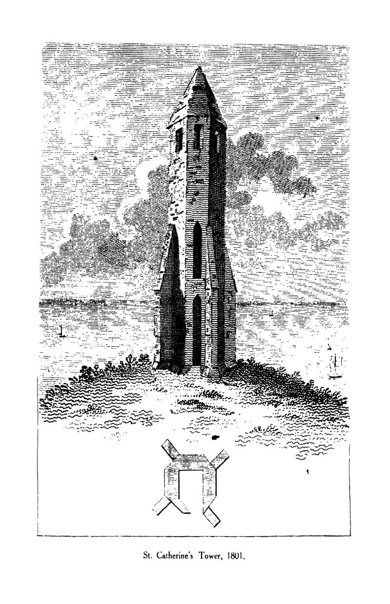 St. Catherines Tower, 1801 (illustration; in "The Undercliff Of The Isle Of Wight Past And Present", facing p.327)